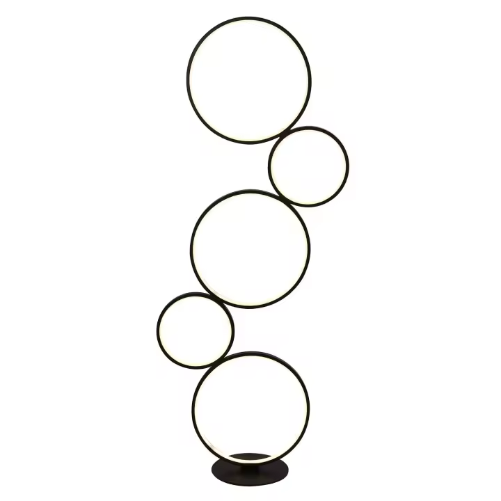 Jardinera Contemporáneo Aluminum Circus Blanco Negro Led 40,6 W 3000K - 1