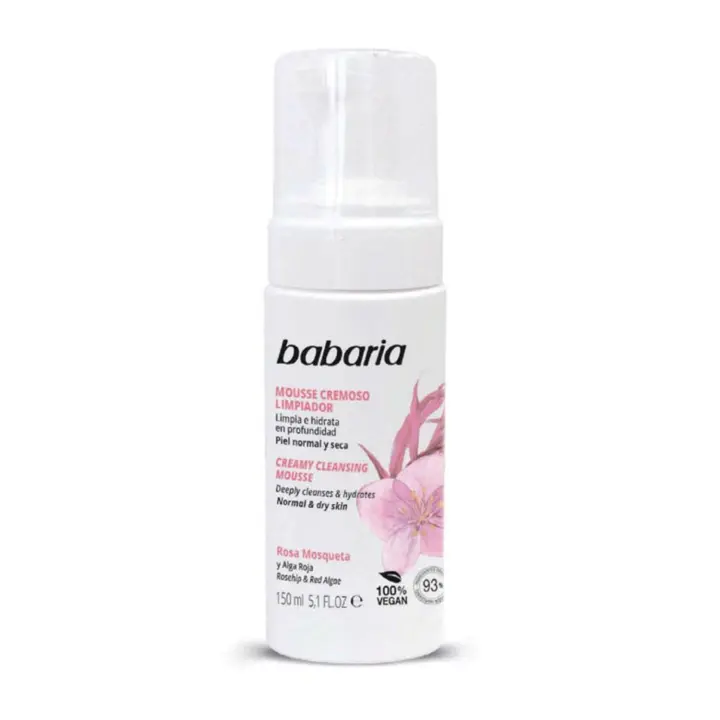 BABARIA ROSA MOSQUETA LIMPIADOR FACIAL CREMOSO 150ML - 1