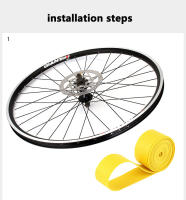 Pareja De Cintas De Goma PVC Premium Para Rueda De Bicicleta MTB Mountain Bike Carretera Plegable Cubierta De Rueda 26 27.5 29 700c - details 7