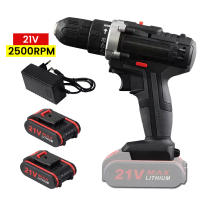 21V Cordless Electric Impact Drill 650W High-power electric drill lithium battery dual speed 40N.  m Torque Brushy Electric Screwdriver Power Tool - details 10