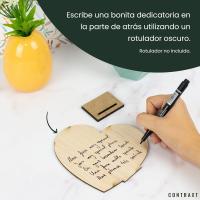 Tarjeta abuelo en madera. Regalos para abuelos especiales y originales detalles felicitacion postales abuelo español especial feliz dia del abuelo wonderful (Abuelo) - details 0