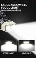 Linterna Frontal Recargable 1000 Lumen LED Para Camping Pesca Y Actividades Al Aire Libre Con Luz Blanca Y Roja Impermeable - details 6