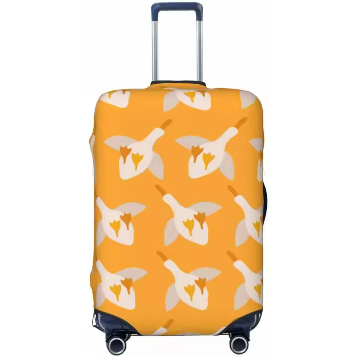 Flying Ducks Luggage Cover Washable Elasticated Luggage Covers for Suitcase tsa Approved Stylish Dust and Scratch Resistant Luggage Case Protector for Kids and Adults - 1