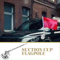 Soporte De Bandera Metálico De 1 Metro Con Telescopio Para Coche Y Pared Sin Necesidad De Clavos Adhesión Fuerte a Vidrio Puerta - details 7