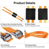 2PCS Cadenas De Nieve Para Coche SUV Traction Boards Offroad Reemplaza Placas De Recuperación Para Neumáticos Enfriados En Hielo Barro Sandía Para Carretera - details 4