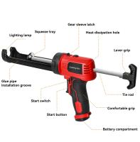 Pistola de pegamento eléctrica de 18V, herramienta de calafateo de pegamento de vidrio inalámbrica para puertas y ventanas, herramienta de pegamento de costura eléctrica para batería de iones de litio Makita - details 1