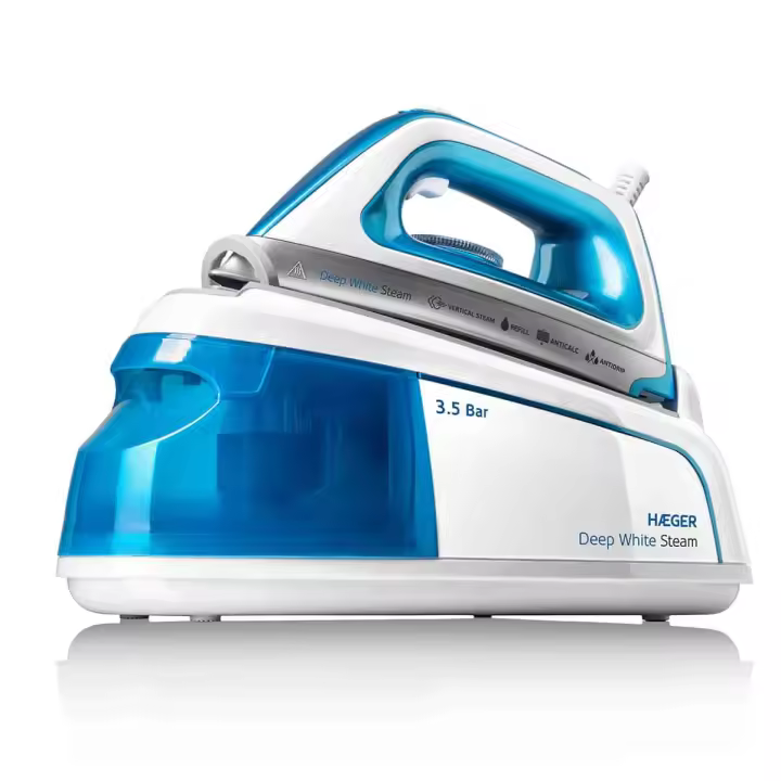 Haeger - SG-22W.002A estación plancha al vapor 2250 W 1,2 L Suela de cerámica Azul, Blanco - CENTRO DE PLANCHADO - MODELO SG-22W.002A - 1
