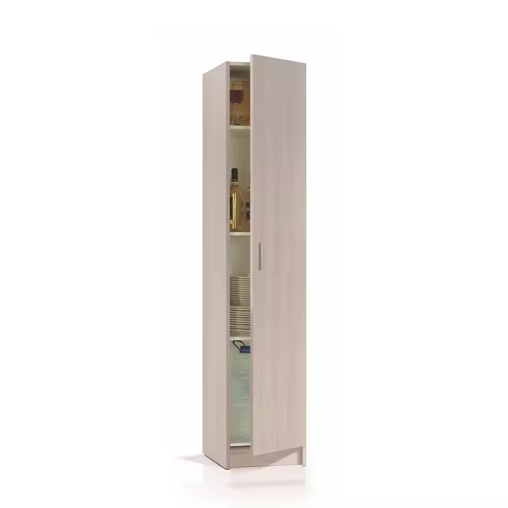 ARMARIO MULTIUSOS 1 PUERTA 37X180X37 CM ROBLE - 1