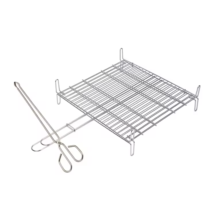 Sauvic Parrilla Doble Acero Inoxidable 35x40 Cm - Fabricado en España - 1