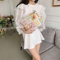 Bolso De Pañales Para Bebé Con Estampado De Dibujos Cierre De Cremallera Bolso De Mano Multifuncional Para Viajes Y Almacenamiento De Diáspers - details 1