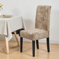 Cubierta De Silla Suave De Velours 1/4PCS Esponjosa Elástica De Color Sólido Lavable Para Sala De Comedor Hogar Bodas - details 10
