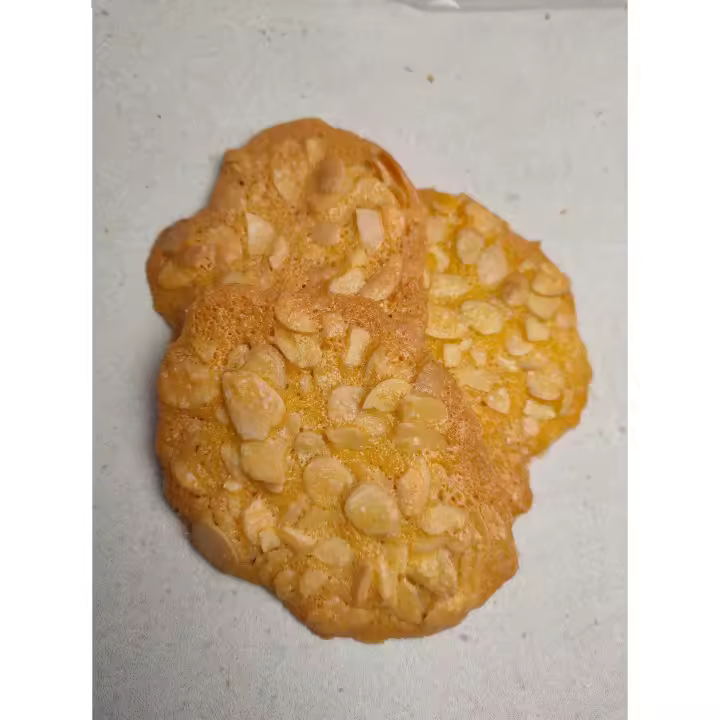 Panvivo. Tejas de almendra. Blister 250 gr. Sin conservantes. Artesanas. Naturales. Sin grasas TRANS. - 1
