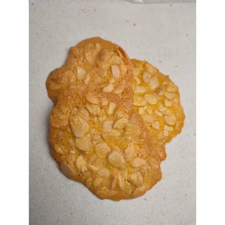 Panvivo. Tejas de almendra. Blister 250 gr. Sin conservantes. Artesanas. Naturales. Sin grasas TRANS. - 1