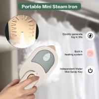 Mini planchadora de vapor para viajes de ropa, planchadora de vapor para viajes, pequeña máquina de planchado de vapor eléctrica para ropa manual portátil, planchadora de vapor para viajes de ropa, necesidades familiares en dormitorios universitarios - details 4