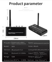 HiFi DAC-transmisor de Audio con Bluetooth, receptor AUX 3,5 MM, RCA, óptico, Coaxial, estéreo, música 5,0, adaptador inalámbrico, convertidor de 192Khz - details 14