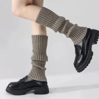 Calentadores De Pierna Para Mujer Y2K Japonés Lolita Calcetines Largos De Lana Tejidos Cubierta De Pie Guantes De Invierno Calcetines De Punto Grueso Para Otoño E Invierno - details 5