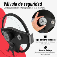 Olla de Cocción Lenta XSQUO Vital Tools 5L - Ahorro de Energía 70% - Compatible con Cocinas de Gas, Eléctricas e Inducción - Revestimiento Antiadherente - Para hasta 8 Comensales - details 3