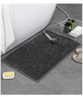 Alfombra De Baño Antideslizante Con Suelo De PVC Pelo Largo Y Grueso Alfombrilla De Baño Tejida Secado Rápido Duradero 0.79 Pulgadas - details 2