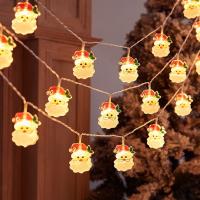 Luces De Navidad LED Con Figuras De Payaso Y Árbol Navideño Y Santa Claus Cuerda De Luces Alimentada Por Batería Para Atmosfera De Navidad Decoración De Pared Y Puerta - details 0