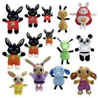 Muñeco De Peluche Cartoon Bing Rabbit 15-35cm Fnaf Bing Friends Flop Sula Elefante Panda Oso Para Niñas Animal De Peluche Relleno De Algodón PP - details 1