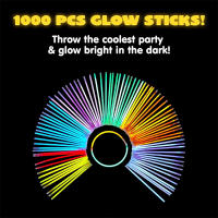 50/100pcs Glowing Sticks 8 Pulgadas Brillo Nocturno Para Fiestas Conciertos Bodas Cumpleaños Decoración De Fiesta Suministros De Brillo - details 3