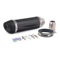Escape De Moto LeoVince Universal De Fibra De Carbono Tubo De Escape Real Para Honda Yamaha R1 R3 R6 CBR300 Pieza Individual - details 1