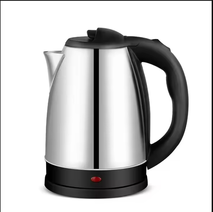 Hervidor Eléctrico De Acero Inoxidable 304 Portátil 2L Tetera Para Café Con Calefacción Rápida 1500W Función De Apagado Automático Base Rotatoria De 360 Grados Para El Hogar - 1