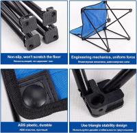 pack Sillas Plegables Silla Plegable Portátil, ideal para la playa, alberca, acampadas y días de pesca  diseño ligero y fácil de transportar 45*45*70cm - details 5