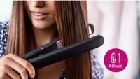 PHILIPS EssentialCare HP8321/00 - Plancha de pelo con placas de cerámica, extralargas, color negro - details 3