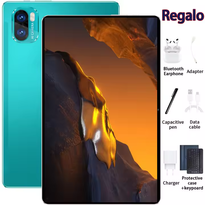 5G Nueva Tableta de 10,1 Pulgadas Android 13 14 Core Procesador 16GB RAM 1TB ROM WiFi Bluetooth 1TB Ampliar IPS Pantalla Full HD 20000mAh Bateador - 1