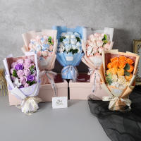Bouquet De Flores Artificiales De Jazmín Para Decoración De Fiesta De Cumpleaños Boda Y Graduación Caja De Regalo Festiva - details 10