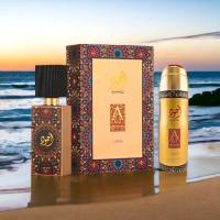 Lattafa Set Perfume Ajwad 60ml+ Desodorante 250ml Lacosvi Set De Perfumes Arabes Originales - details 0