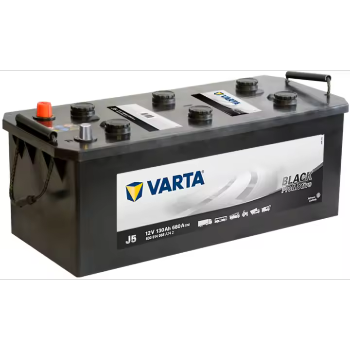 Batería  de camion Varta J5 Promotive Black. 12V - 130Ah/680A (EN) 630 014 068 A74 2 (514x218x208mm) - 1