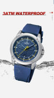 Reloj De Pulsera Casual NAVIFORCE Para Hombre Resistente Al Agua Y Al Choque Con Correa De Silicona Deportiva Luz Propia Y Calendario Completo - details 12