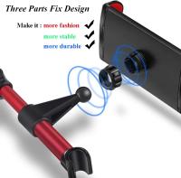 Soporte Tablet Coche Soporte para Reposacabezas Soporte del Asiento Trasero Soporte Base Ajustable 360 ° Silicona Antideslizante para 4 "~ 11" Pulgada Tablets Smartphones Ipads E-Reader - details 1