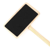 Tablero De Madera Negro Mini 50 Piezas Rectángulo Panel De Clips Etiquetas De Memorias Sin Marco Tipo De Estilo Móvil - details 17