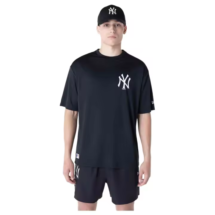 Camiseta marca New Era modelo 60596365 para hombre en color negro - 1