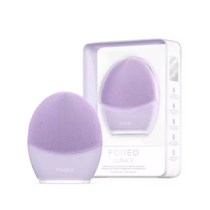 FOREO LUNA™ 3 | Cepillo de limpieza facial | Masajeador facial eléctrico |  Skin care ultrahigiénica | Exfoliante facial para llevar de viaje | Cepillo de silicona | Conexión por app - 1