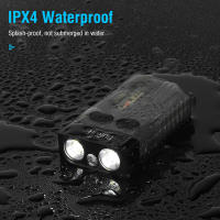BORUiT V10 Linterna De Cadena EDC Recargable Tipo-C Con Luz UV Y Magnetismo Para Camping Y Pesca Resistente Al Agua Luz LED De 1000 Lumen Material De Aluminio Negro - details 13