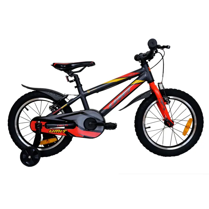 Bicicleta Montaña Niños 16" Umit Cuadro Aluminio 160 Gris Azul - 1
