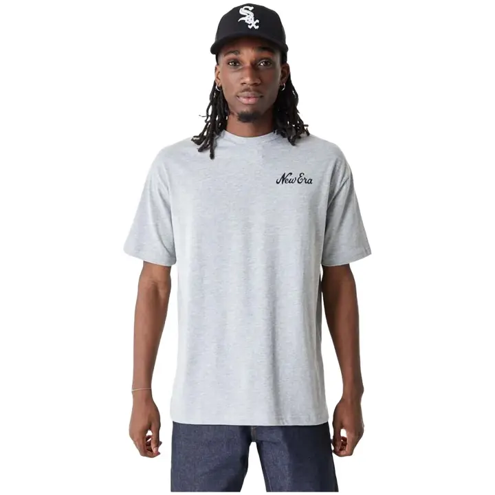 Camiseta de Manga Corta New Era Character para hombre en color gris - 1
