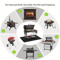 Alfombra De Barbacoa Resistente a Altas Temperaturas Para Exterior Tapete Fireproof Reutilizable Para Pote De Fuego Fácil De Limpieza Accesorio De Barbacoa - details 2