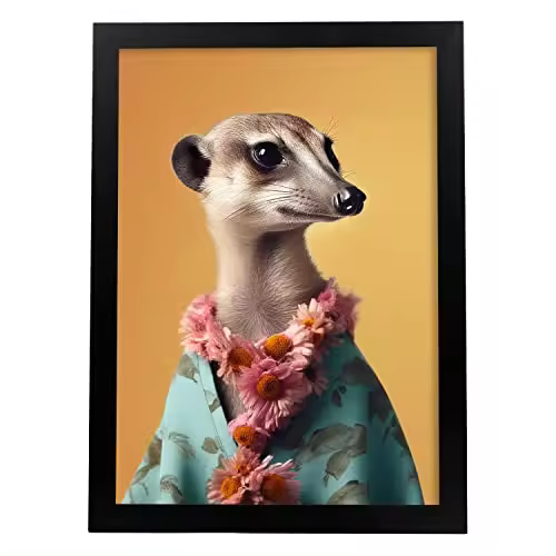 Nacnic Póster De Moda Suricata - Alta Calidad - 1