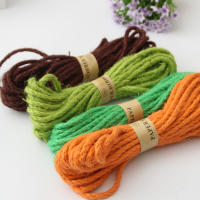 Cuerda De Lino Colorida Y Gruesa De 10m/6mm Para Artesanía DIY Y Decoración De Bolsos Con Cordón Para Sujeción Accesorios Incluidos - details 1