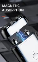 Afeitadora Eléctrica Portátil Para Hombres Mini USB Recargable Regalo Para Novio Afeitadora De Barba Viaje Caja De Regalo Material PVC - details 5