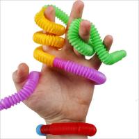 Juguete Creativo Para Niños 6PCS De Tubo Telescopio Flexible En Colores Populares Juguete De Desestres Para Fiesta De Cumpleaños - details 7