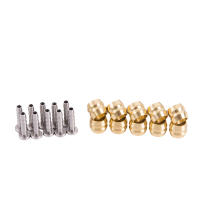 10 Pares De Conectores De Aceite Para Frenos De Disco De Bicicleta BH90 Piezas De Repuesto Para Sistema De Frenado Shimano Color Oro Y Plata - details 4