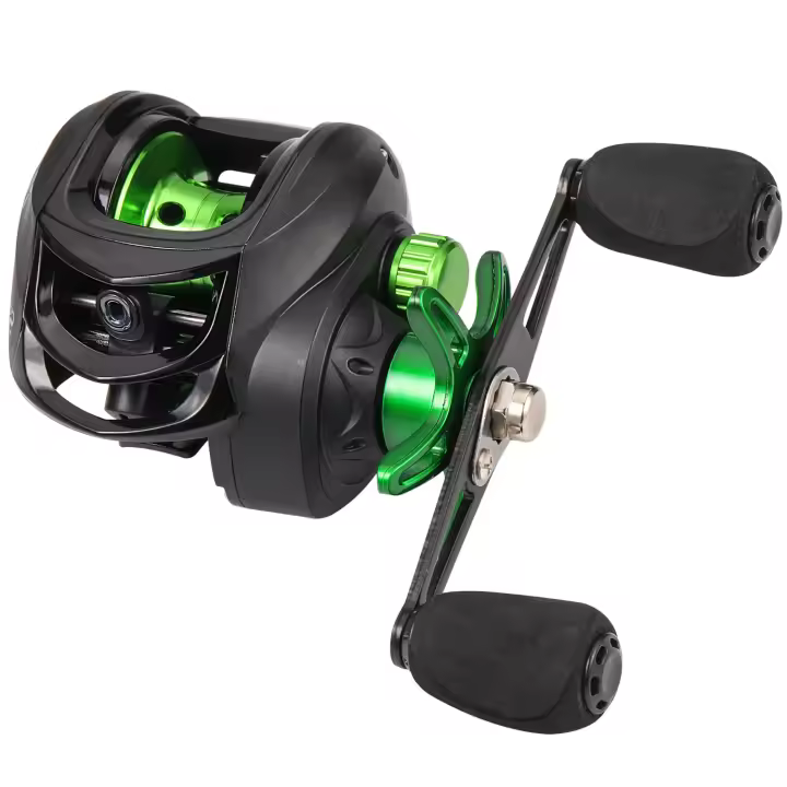 Sougayilang Carrete De Pesca Baitcasting Ratio De Engranajes 7.2:1 Anzuelo Metálico Máximo 10kg Para Pesca En Río Lago Y Mar Carroña - 1