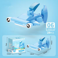 Bloques De Construcción De Animales Del Mundo Insecto Scorpion Mantis Hormiga Araña Pájaro Marino Regalo Para Niños Adornos De Escritorio Bloques Pequeños Compatible Con Lego ABS Sin Batería - details 36