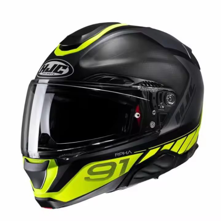 Hjc Casco Modular Rpha 91 Rafino Negro Adulto - 1